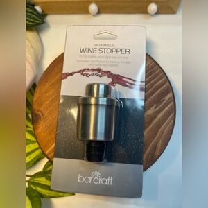 BarCraft Silver Wine Stopper